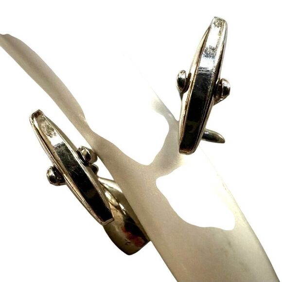 VINTAGE WINE GLASS AND CORKSCREW CUFFLINKS - Picture 5 of 7